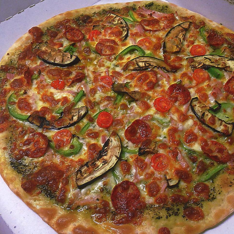 veg loaded pizza